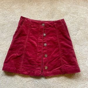 Corduroy Skirt- trendy
